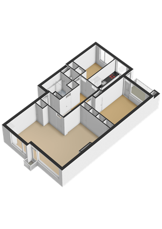 Floorplan - Aaltje Noordewierstraat 63, 2551 SC Den Haag